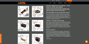 JuBaTec Webseite | Web Wikinger Referenz